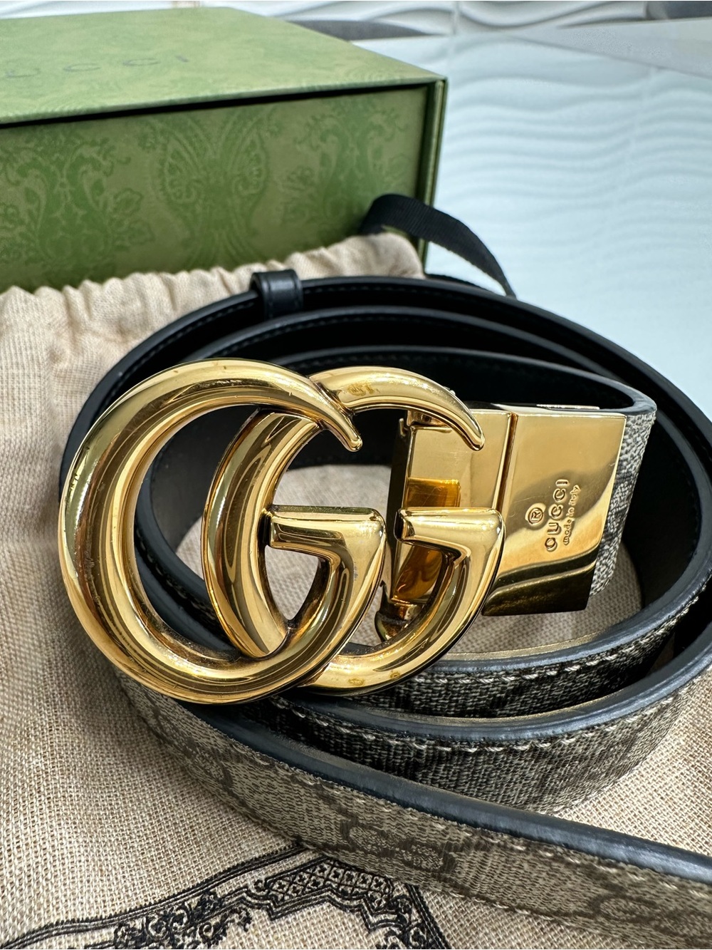 Gucci GG Marmont Reversible Belt